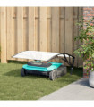 vidaXL Robot Mower Garage Black 80x101x46 cm