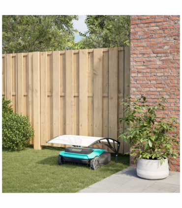 vidaXL Robot Mower Garage Black 80x101x46 cm