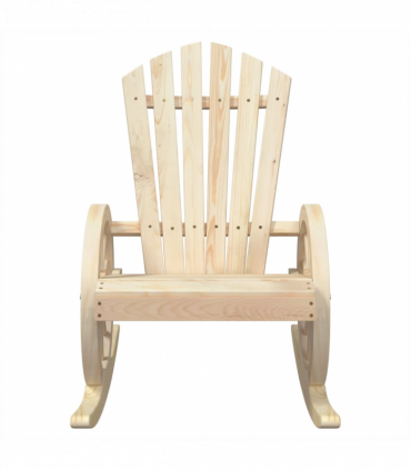 vidaXL Rocking Adirondack Chair Solid Wood Fir
