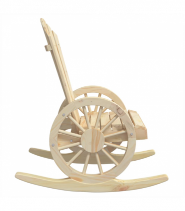 vidaXL Rocking Adirondack Chair Solid Wood Fir