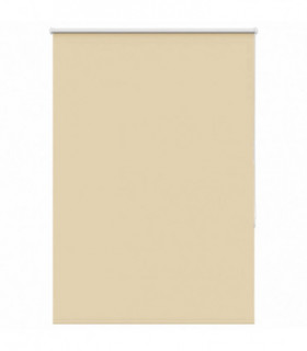 vidaXL Roller Blind Blackout Beige 100x130 cm Fabric Width 95.7 cm Polyester