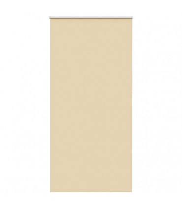 vidaXL Roller Blind Blackout Beige 100x210 cm Fabric Width 95.7 cm Polyester