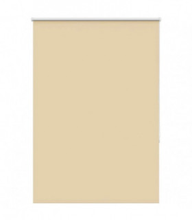 vidaXL Roller Blind Blackout Beige 110x150 cm Fabric Width 105.7 cm Polyester