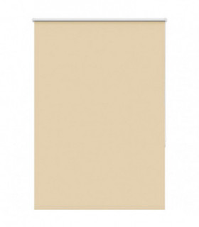 vidaXL Roller Blind Blackout Beige 115x130 cm Fabric Width 110.7 cm Polyester