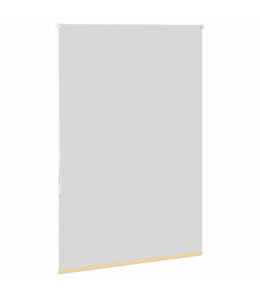 vidaXL Roller Blind Blackout Beige 115x150 cm Fabric Width 110.7 cm Polyester