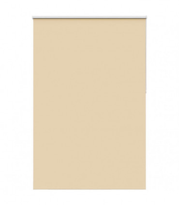 vidaXL Roller Blind Blackout Beige 150x210 cm Fabric Width 146.6 cm Polyester