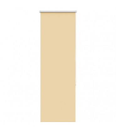 vidaXL Roller Blind Blackout Beige 50x175 cm Fabric Width 45.7 cm Polyester