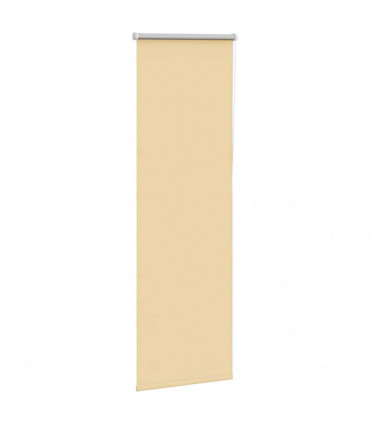 vidaXL Roller Blind Blackout Beige 50x175 cm Fabric Width 45.7 cm Polyester