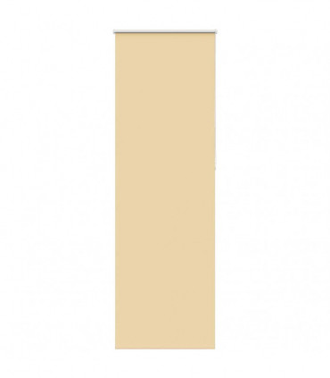 vidaXL Roller Blind Blackout Beige 65x210 cm Fabric Width 60.7 cm Polyester