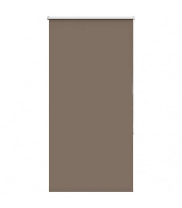 vidaXL Roller Blind Blackout Coffee 70x130 cm Fabric Width 65.7 cm Polyester