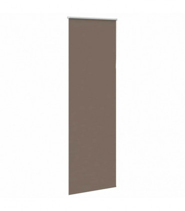 vidaXL Roller Blind Blackout Coffee 75x230 cm Fabric Width 70.7 cm Polyester