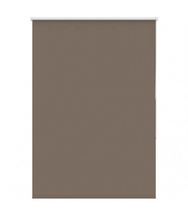 vidaXL Roller Blind Blackout Coffee 90x130 cm Fabric Width 85.7 cm Polyester