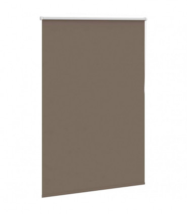 vidaXL Roller Blind Blackout Coffee 90x130 cm Fabric Width 85.7 cm Polyester