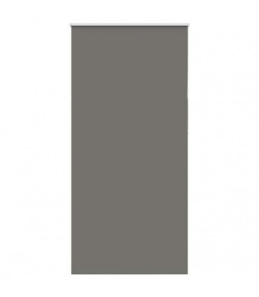 vidaXL Roller Blind Blackout Grey 105x230 cm Fabric Width 100.7 cm Polyester