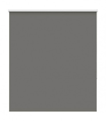 vidaXL Roller Blind Blackout Grey 120x150 cm Fabric Width 116.6 cm Polyester
