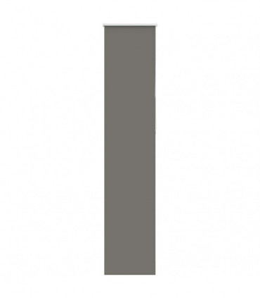 vidaXL Roller Blind Blackout Grey 45x210 cm Fabric Width 40.7 cm Polyester