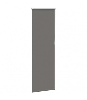 vidaXL Roller Blind Blackout Grey 50x150 cm Fabric Width 45.7 cm Polyester