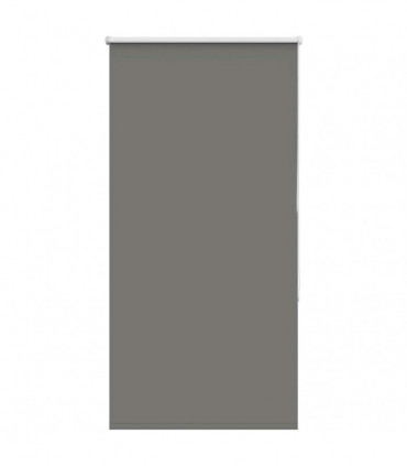vidaXL Roller Blind Blackout Grey 85x130 cm Fabric Width 80.7 cm Polyester