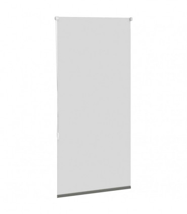 vidaXL Roller Blind Blackout Grey 85x130 cm Fabric Width 80.7 cm Polyester