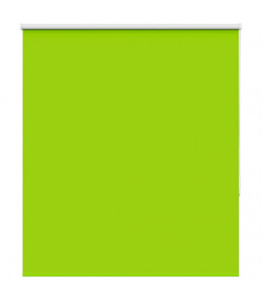 vidaXL Roller Blind Blackout Leaves Green 135x130 cm Fabric Width 131.6 cm Polyester