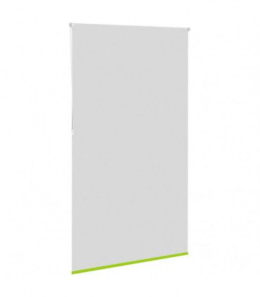 vidaXL Roller Blind Blackout Leaves Green 140x210 cm Fabric Width 136.6 cm Polyester
