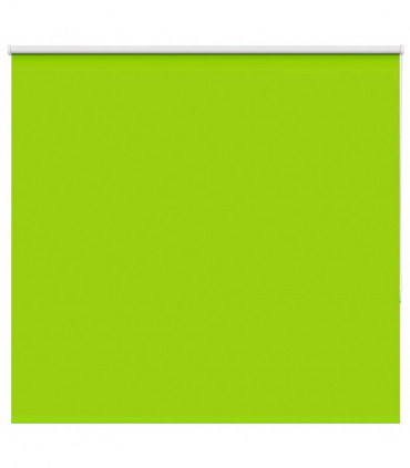 vidaXL Roller Blind Blackout Leaves Green 150x175 cm Fabric Width 146.6 cm Polyester