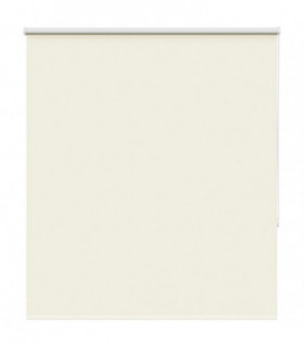 vidaXL Roller Blind Blackout Off White 130x150 cm Fabric Width 126.6 cm Polyester