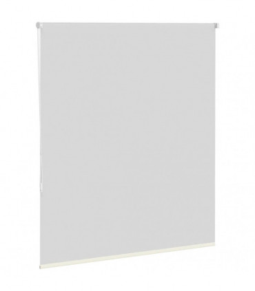 vidaXL Roller Blind Blackout Off White 130x150 cm Fabric Width 126.6 cm Polyester