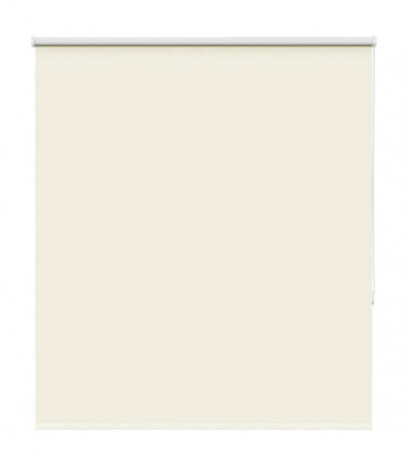 vidaXL Roller Blind Blackout Off White 140x175 cm Fabric Width 136.6 cm Polyester