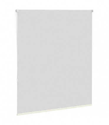 vidaXL Roller Blind Blackout Off White 140x175 cm Fabric Width 136.6 cm Polyester