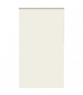 vidaXL Roller Blind Blackout Off White 140x210 cm Fabric Width 136.6 cm Polyester