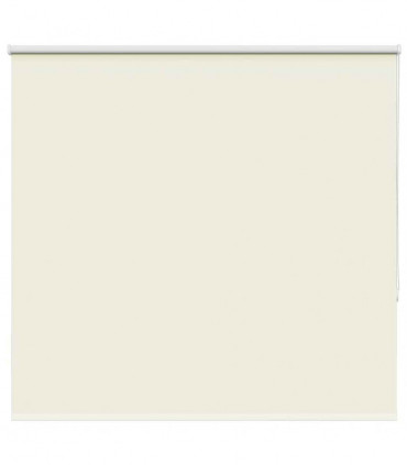 vidaXL Roller Blind Blackout Off White 150x175 cm Fabric Width 146.6 cm Polyester