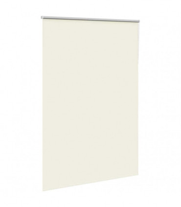 vidaXL Roller Blind Blackout Off White 150x210 cm Fabric Width 146.6 cm Polyester