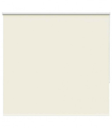 vidaXL Roller Blind Blackout Off White 155x150 cm Fabric Width 151.6 cm Polyester