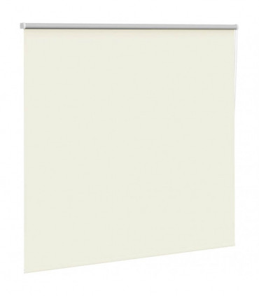 vidaXL Roller Blind Blackout Off White 155x150 cm Fabric Width 151.6 cm Polyester