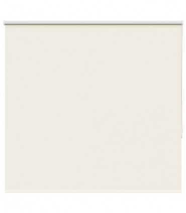 vidaXL Roller Blind Blackout Off White 160x130 cm Fabric Width 156.6 cm Polyester