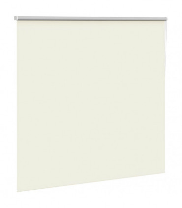 vidaXL Roller Blind Blackout Off White 165x175 cm Fabric Width 161.6 cm Polyester
