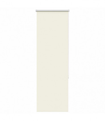 vidaXL Roller Blind Blackout Off White 45x130 cm Fabric Width 40.7 cm Polyester