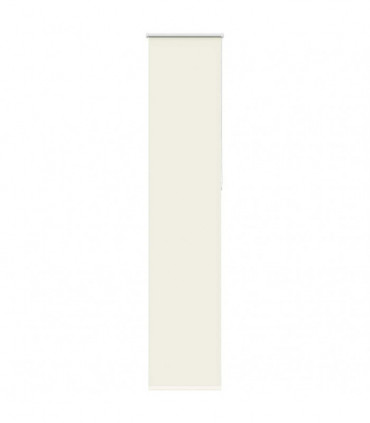 vidaXL Roller Blind Blackout Off White 55x210 cm Fabric Width 50.7 cm Polyester