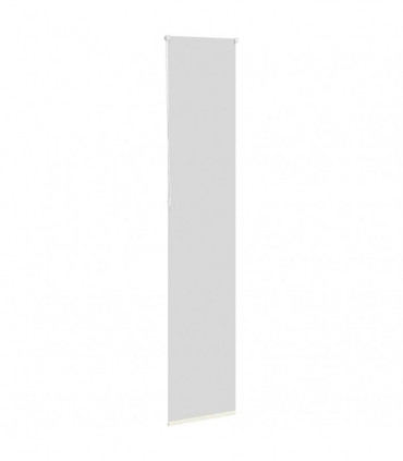 vidaXL Roller Blind Blackout Off White 55x210 cm Fabric Width 50.7 cm Polyester