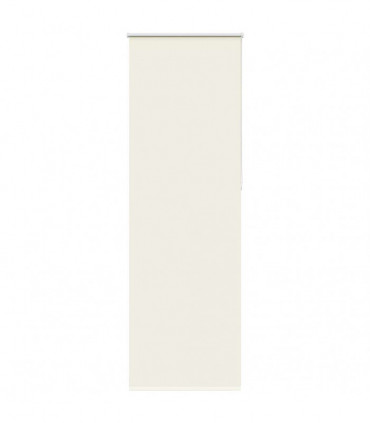 vidaXL Roller Blind Blackout Off White 65x210 cm Fabric Width 60.7 cm Polyester