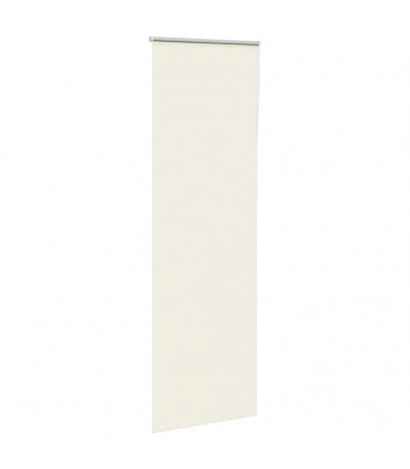vidaXL Roller Blind Blackout Off White 65x210 cm Fabric Width 60.7 cm Polyester