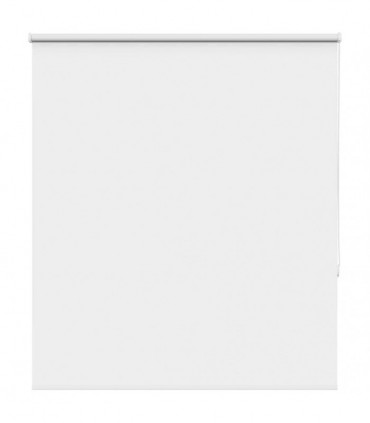 vidaXL Roller Blind Blackout White 120x175 cm Fabric Width 116.6 cm Polyester