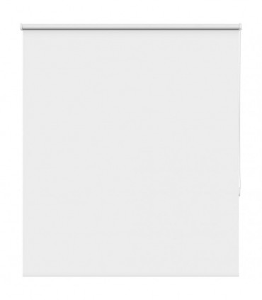 vidaXL Roller Blind Blackout White 125x130 cm Fabric Width 121.6 cm Polyester