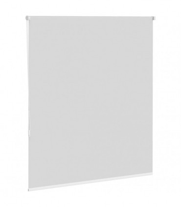 vidaXL Roller Blind Blackout White 125x130 cm Fabric Width 121.6 cm Polyester