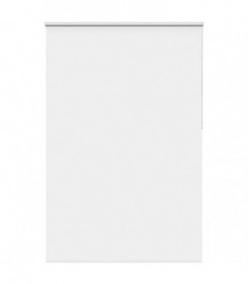 vidaXL Roller Blind Blackout White 145x230 cm Fabric Width 141.6 cm Polyester