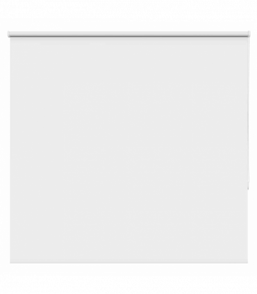 vidaXL Roller Blind Blackout White 150x130 cm Fabric Width 146.6 cm Polyester