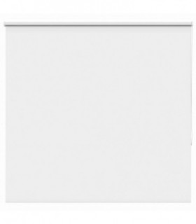 vidaXL Roller Blind Blackout White 155x130 cm Fabric Width 151.6 cm Polyester