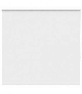 vidaXL Roller Blind Blackout White 155x150 cm Fabric Width 151.6 cm Polyester