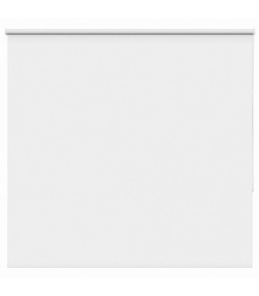 vidaXL Roller Blind Blackout White 160x130 cm Fabric Width 156.6 cm Polyester